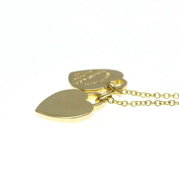TIFFANY 18k Gold Heart Necklace - Picture 2 of 11